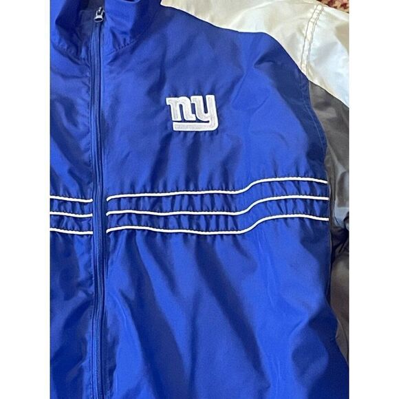 New York Giants Windbreaker Adult 2XL Zip Up SI Reebok Jacket NFL Apparel Men - Picture 2 of 6